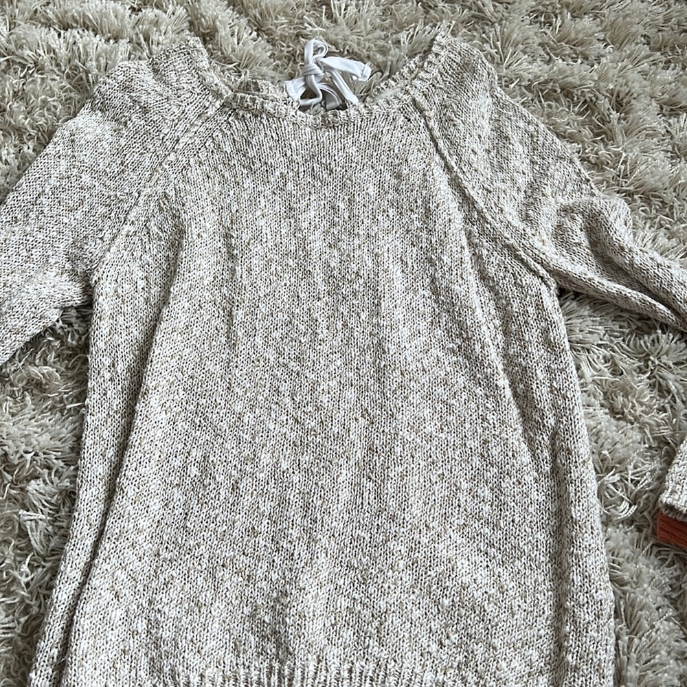 Oversized Tan Sweater